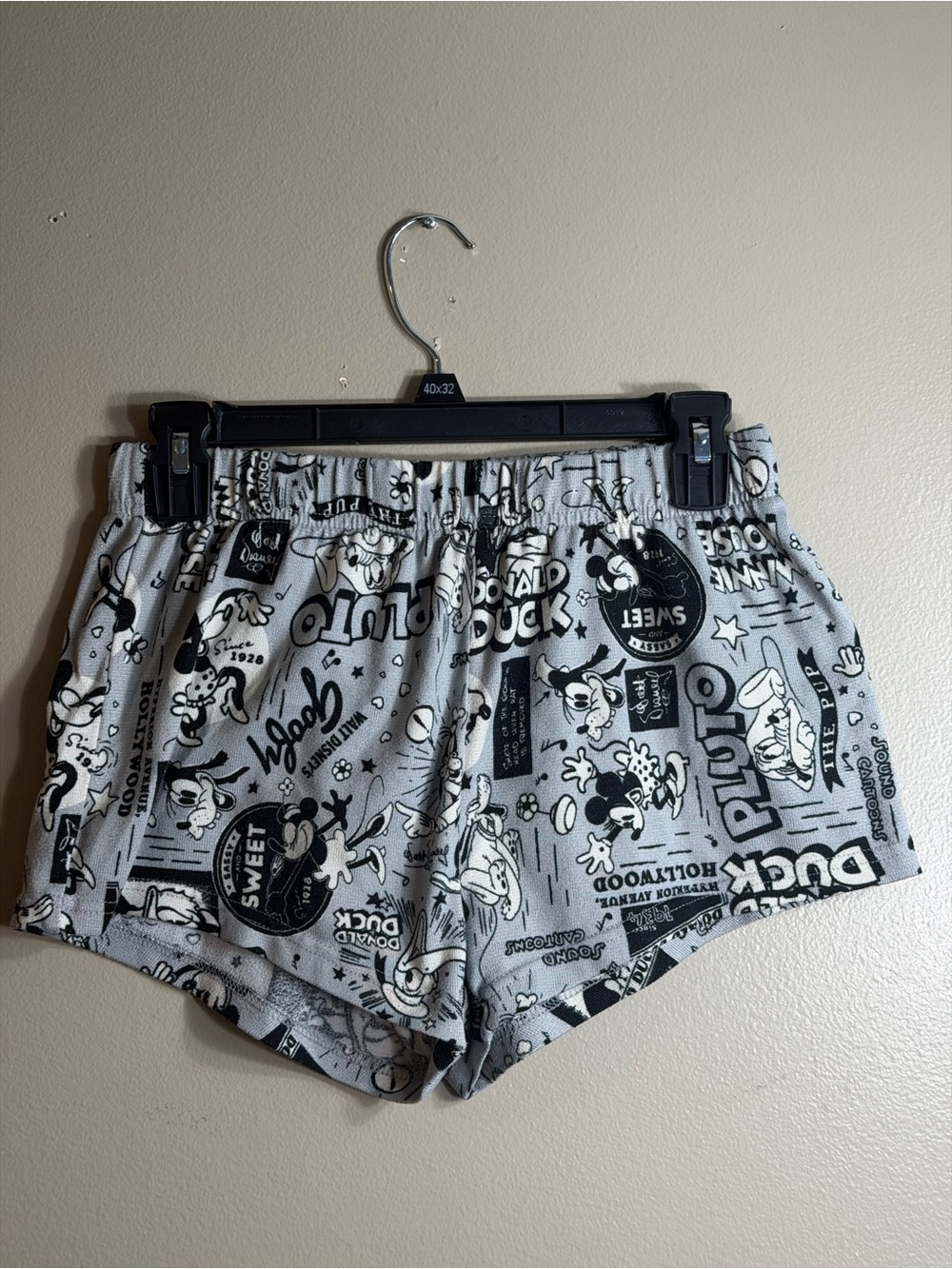 Disney 100 Mickey Donald Duck Cartoon Lounge Sleep Shorts XS
